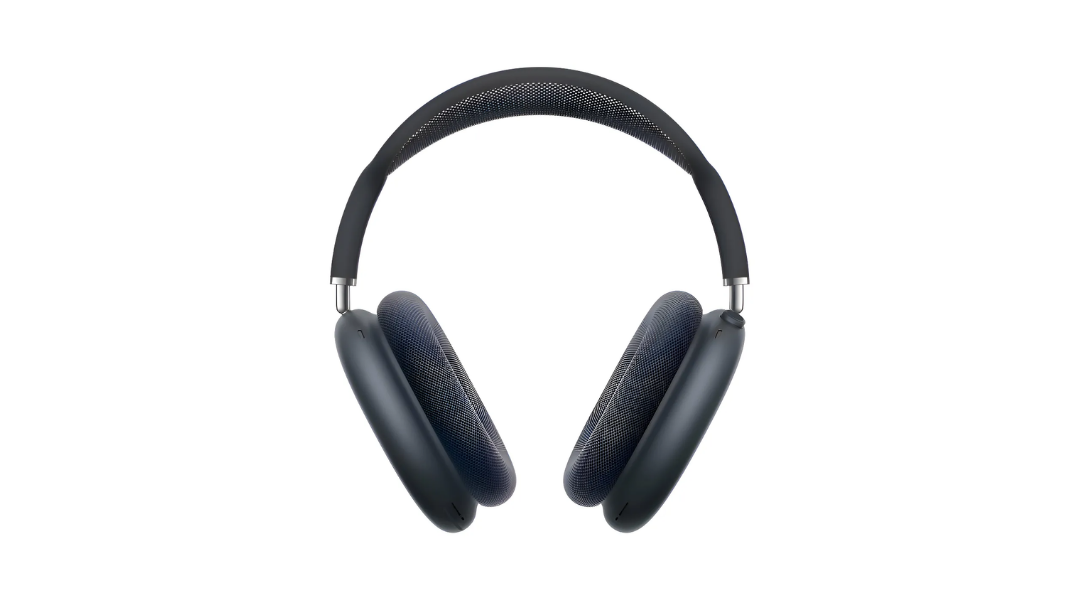 AirPods Max cor Meia-noite — visão frontal